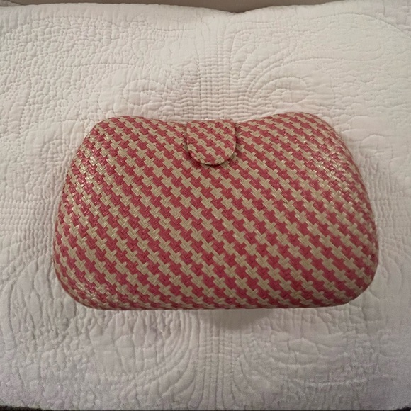 Banana Republic Straw print clutch NWT - Picture 2 of 7